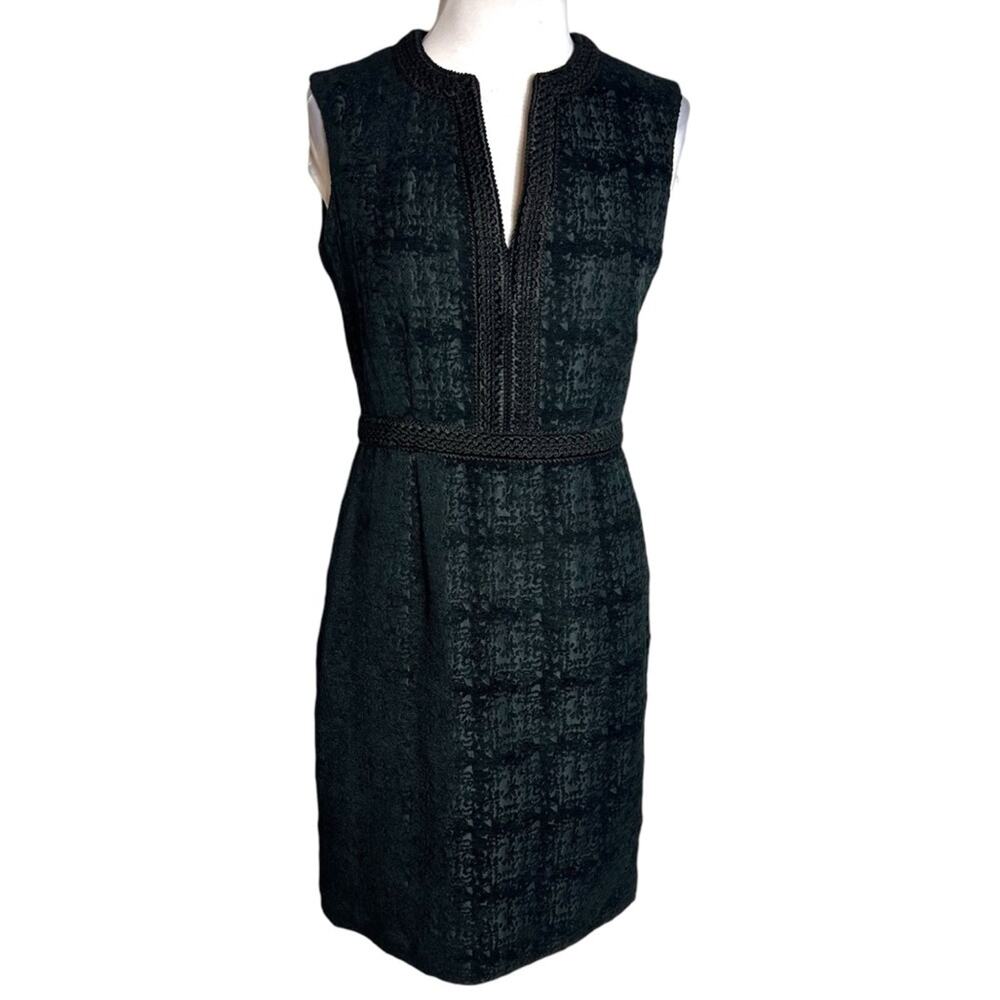 Carolina Herrera Boule black sheath dress Sz 2